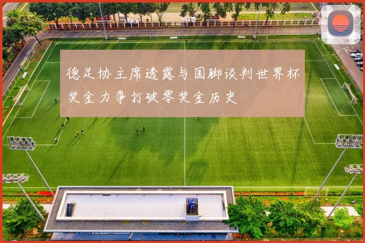 德足协主席透露与国脚谈判世界杯奖金力争打破零奖金历史